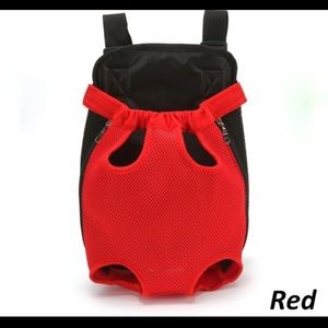 New, never used Small pet backpack small dog carrier for under 15 lbs.